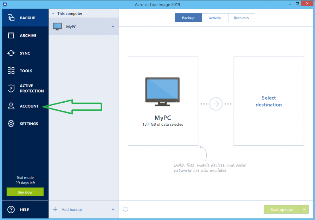 acronis true image calculating time remaining