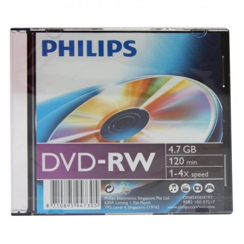 PHILIPS DVD-RW Data Storage Optical Media