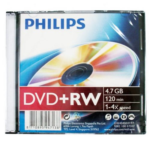 PHILIPS DVD+RW Video Data Storage Optical Media