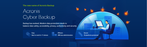 Acronis Cyber Backup Data Storage Backup Solutions